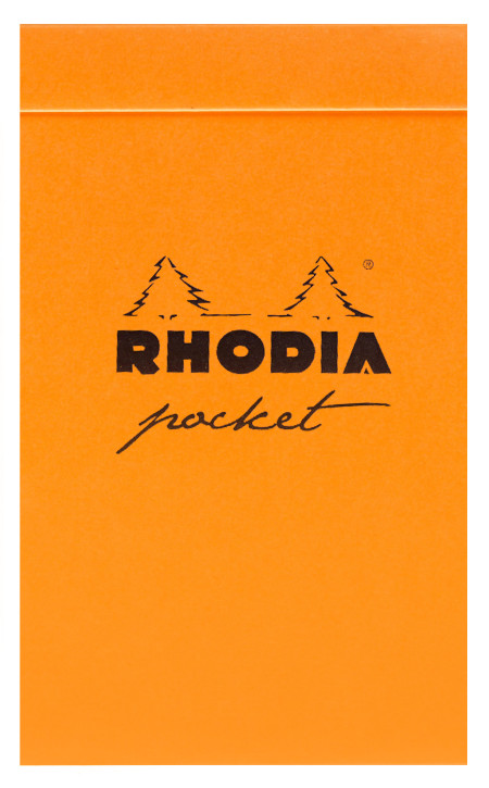 Rhodia Pocket Pad - Orange - Squared